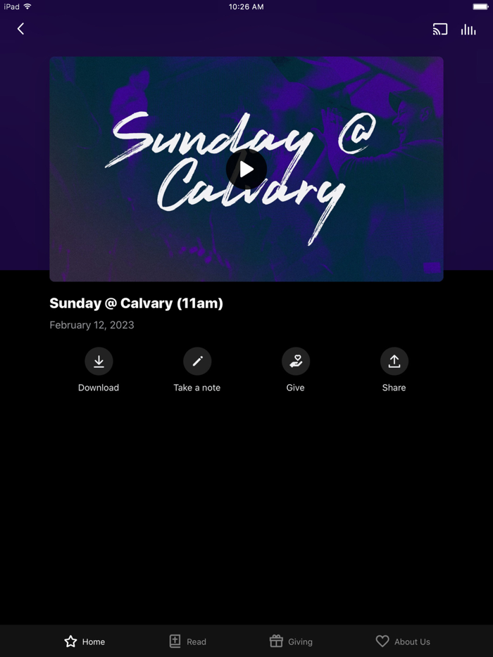 Calvary - Pastor Del Way