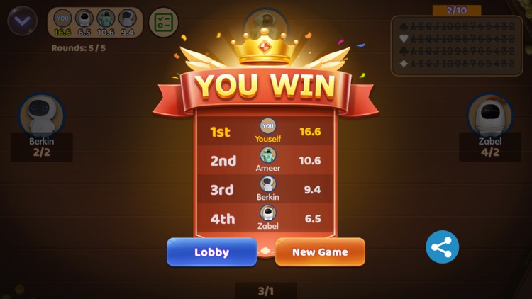 Callbreak Offline : Tash Game screenshot-4