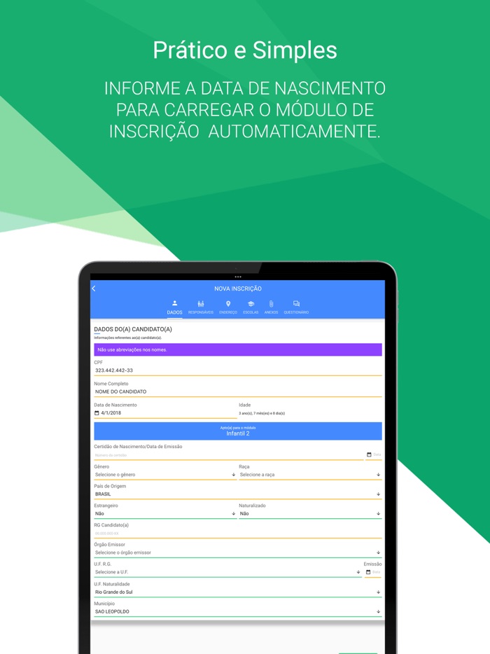 Matrículas São Leopoldo