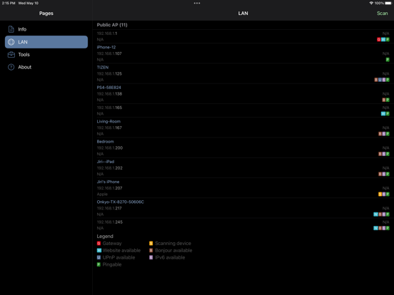 Screenshot #4 pour Network Analyzer: net tools