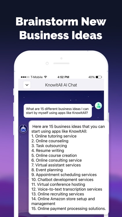 AI Chatbot & Writer: KnowIt screenshot-8