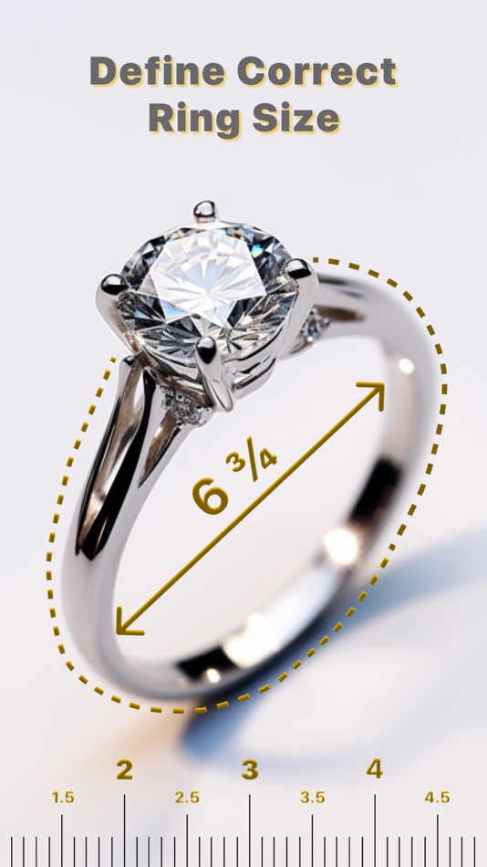 #1. Ring Sizer – Size Measurement (iOS) 由: ITincubator UAB
