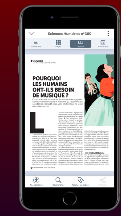 Sciences Humaines Screenshot