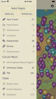 mapgenie: paldea map iphone screenshot 2