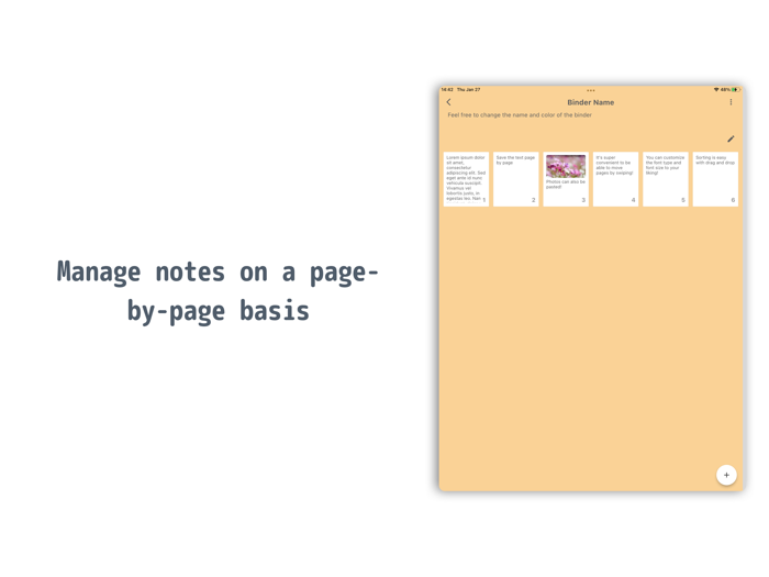 BundleNote - Binder memo pad