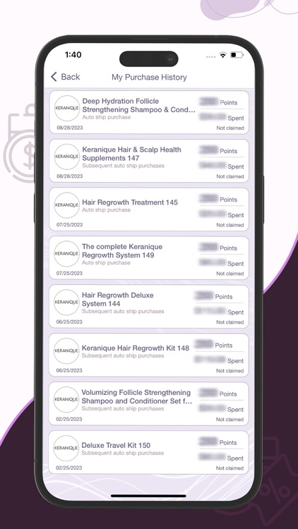 Keranique Loyalty screenshot-4