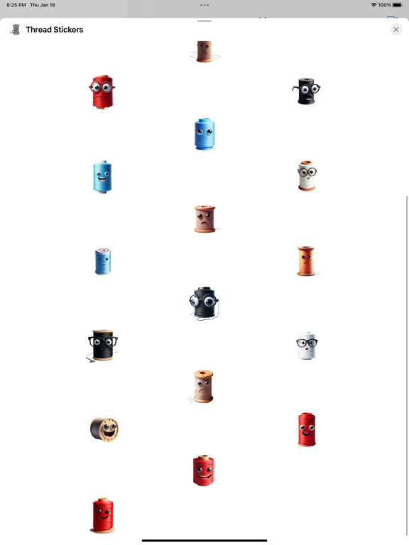 Screenshot #5 pour Thread Stickers