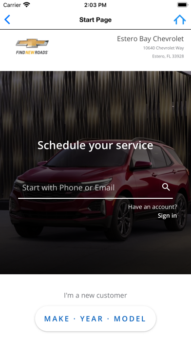 Estero Bay Chevrolet Screenshot