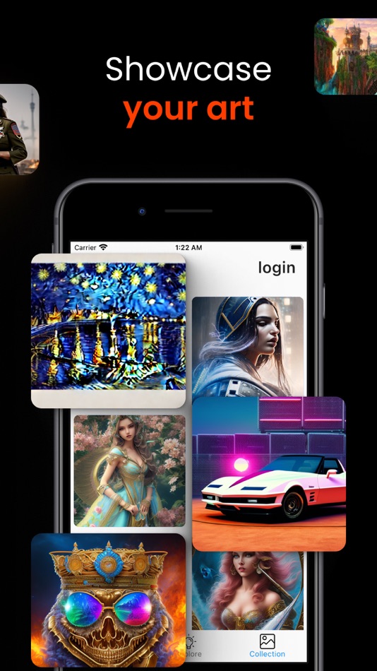 #4. AI Art Generator - Illusion AI (iOS) بواسطة: Codelio