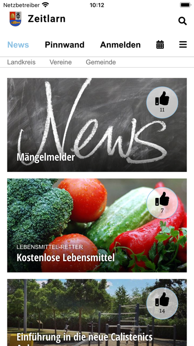 Gemeinde Zeitlarn Screenshot