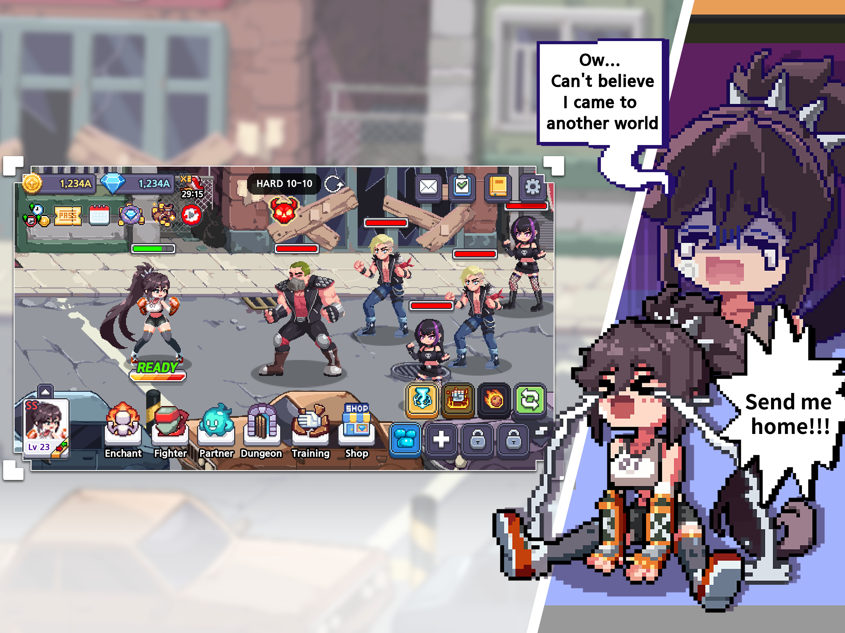 Isekai Fighting Girls:Idle RPG
