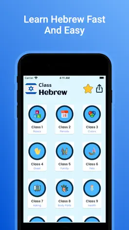Game screenshot Hebrew Learning For Beginners mod apk
