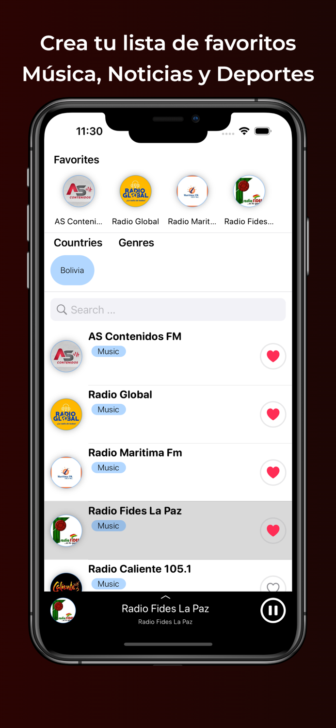 Emisoras de radio Bolivianas