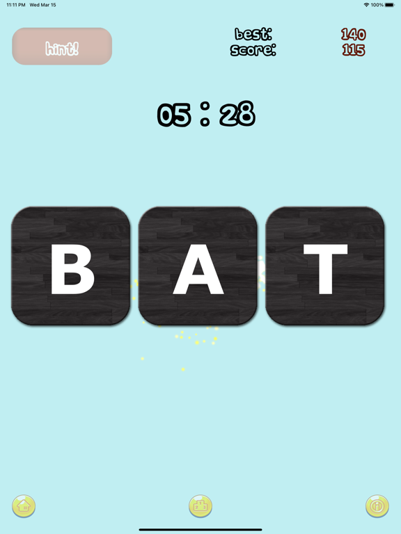 Word Swap Puzzle iPad screenshot