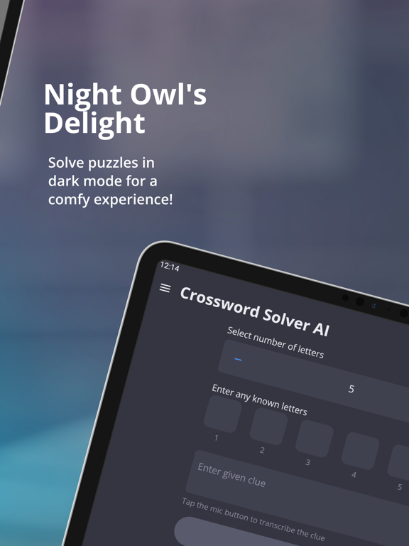 Crossword Solver AI iPad screenshot 4 - Productivity app
