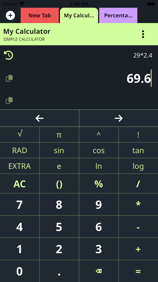 #1. CalcTabs (iOS) 由: Black Flame Digital LTD