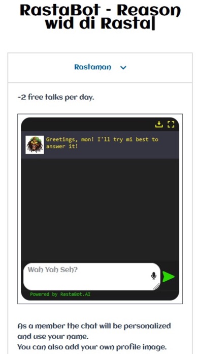 RastaBot Screenshot