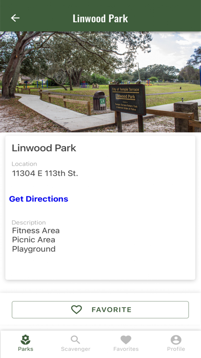 City of Temple Terrace Parks Screenshot