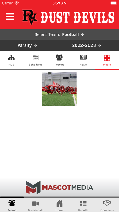 River Valley Athletics Screenshot