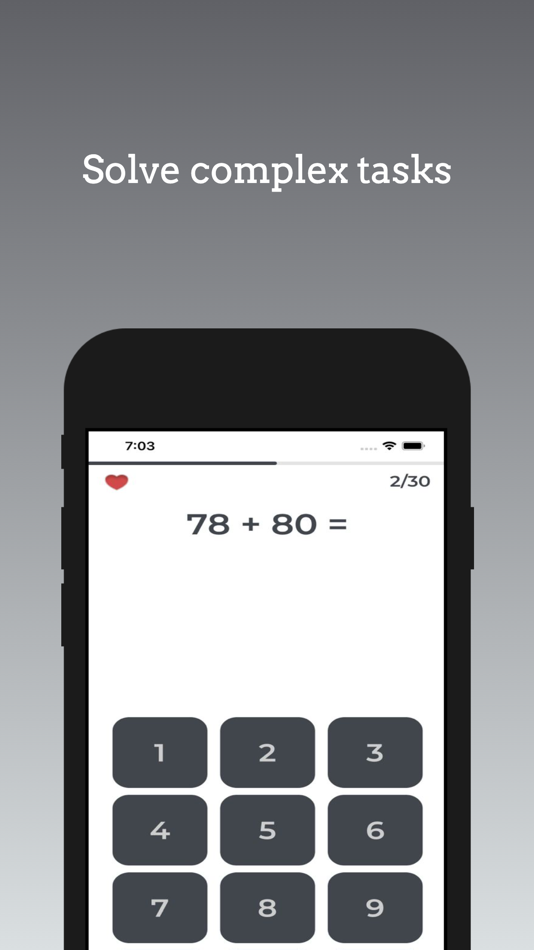 #3. Brain training - mathematics (iOS) Podle: Mark Hughes