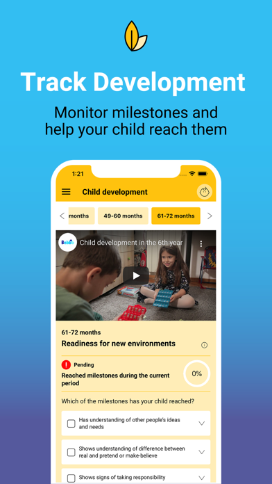 Bebbo parenting app Screenshot