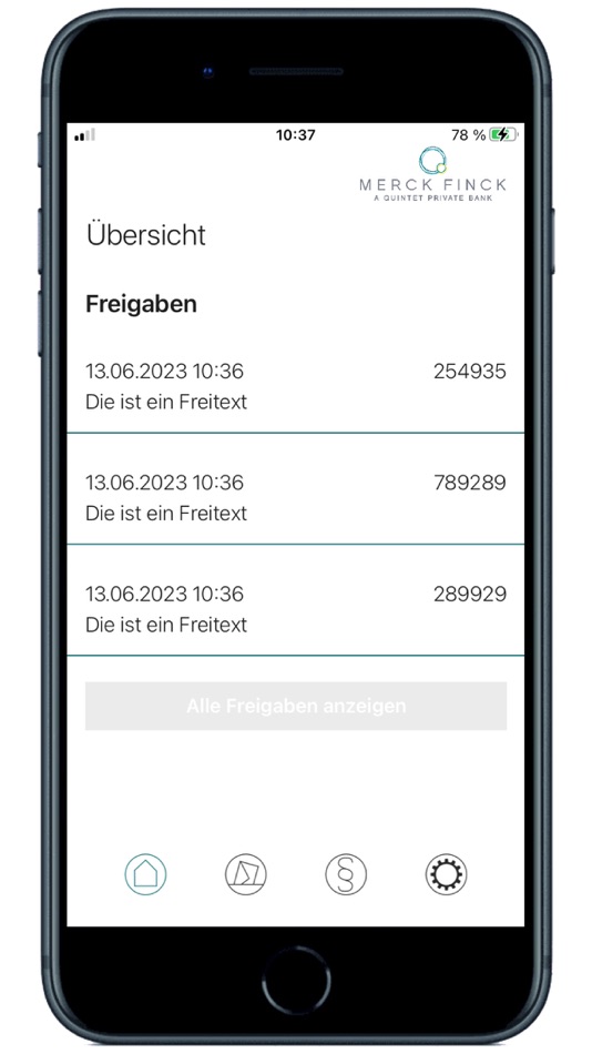 #3. Merck Finck appTAN (iOS) 由: Merck Finck Privatbankiers AG
