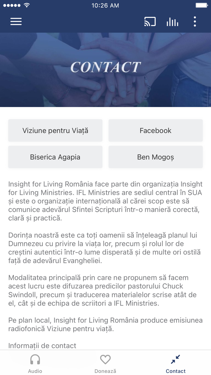 Viziune pentru viață