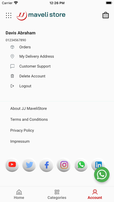 MaveliStore Screenshot