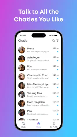 Game screenshot Chatie: AI Friend, Fun & Coach hack