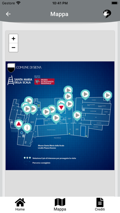 Siena SMS guida in IT e LIS Screenshot