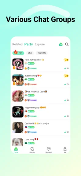 Game screenshot YoYo - Voice Chat Room apk