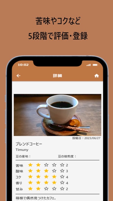 coffee note Screenshot