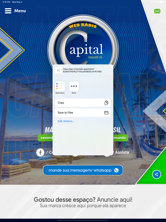 Rádio Web Capital Maceió - AL