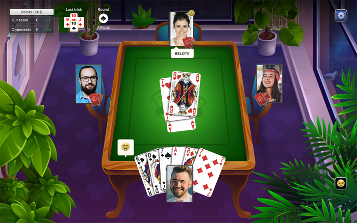 FaceBelote - Belote and Coinche