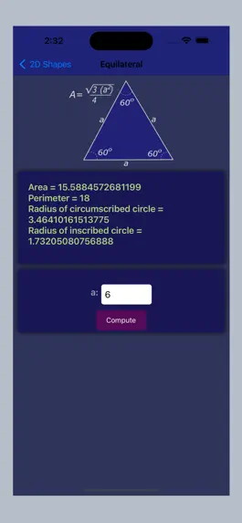 Game screenshot Калькулятор площади и объема hack