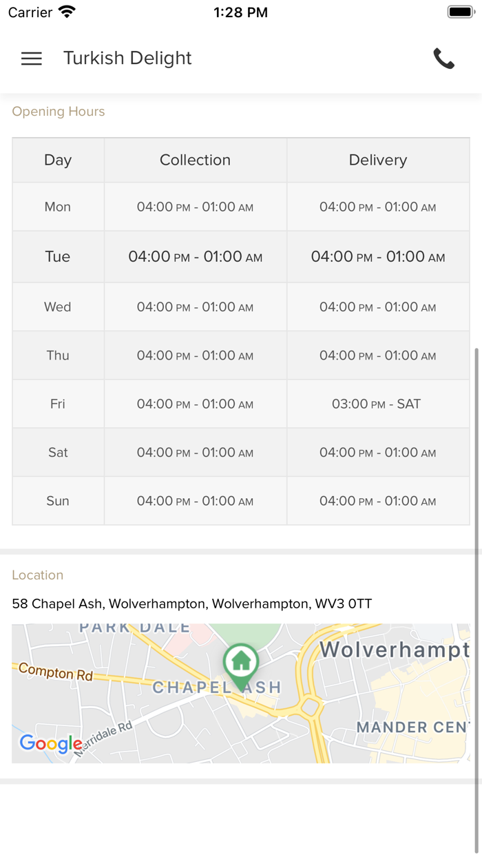 Turkish Delight Wolverhampton