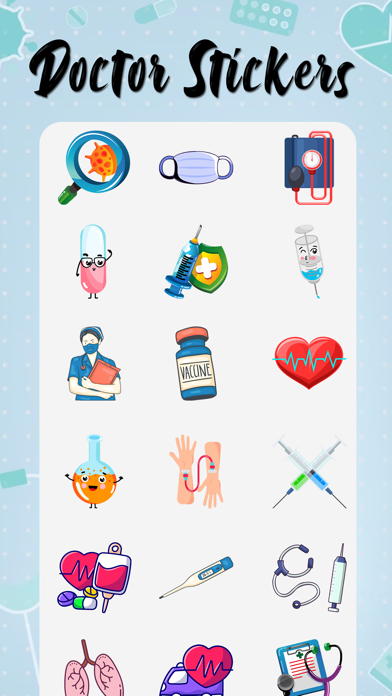 Screenshot #3 pour Medical Doctor Stickers