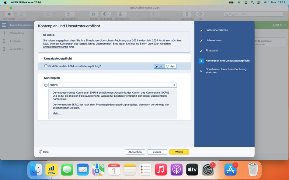 #2. WISO EÜR+Kasse 2024 (macOS) 由: Buhl Data Service GmbH