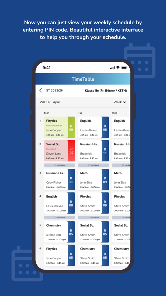 #2. Class TimeTable (iOS) 由: Blue IT Systems GmbH