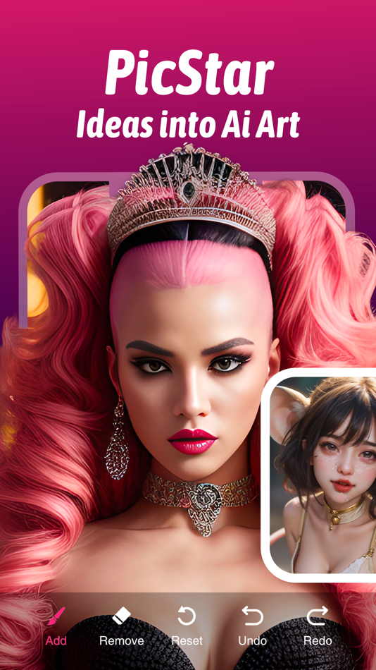 #1. PicStar - AI Photo Generator (iOS) 由: Chengdu Yidian Aesthetics Cultural Communication Co., Ltd.