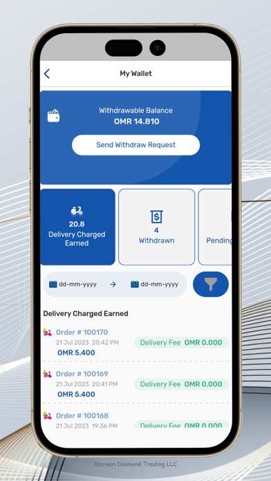 O Distributor Delivery Screenshot