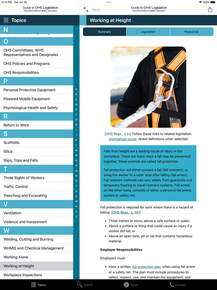 Guide to OHS Legislation NL
