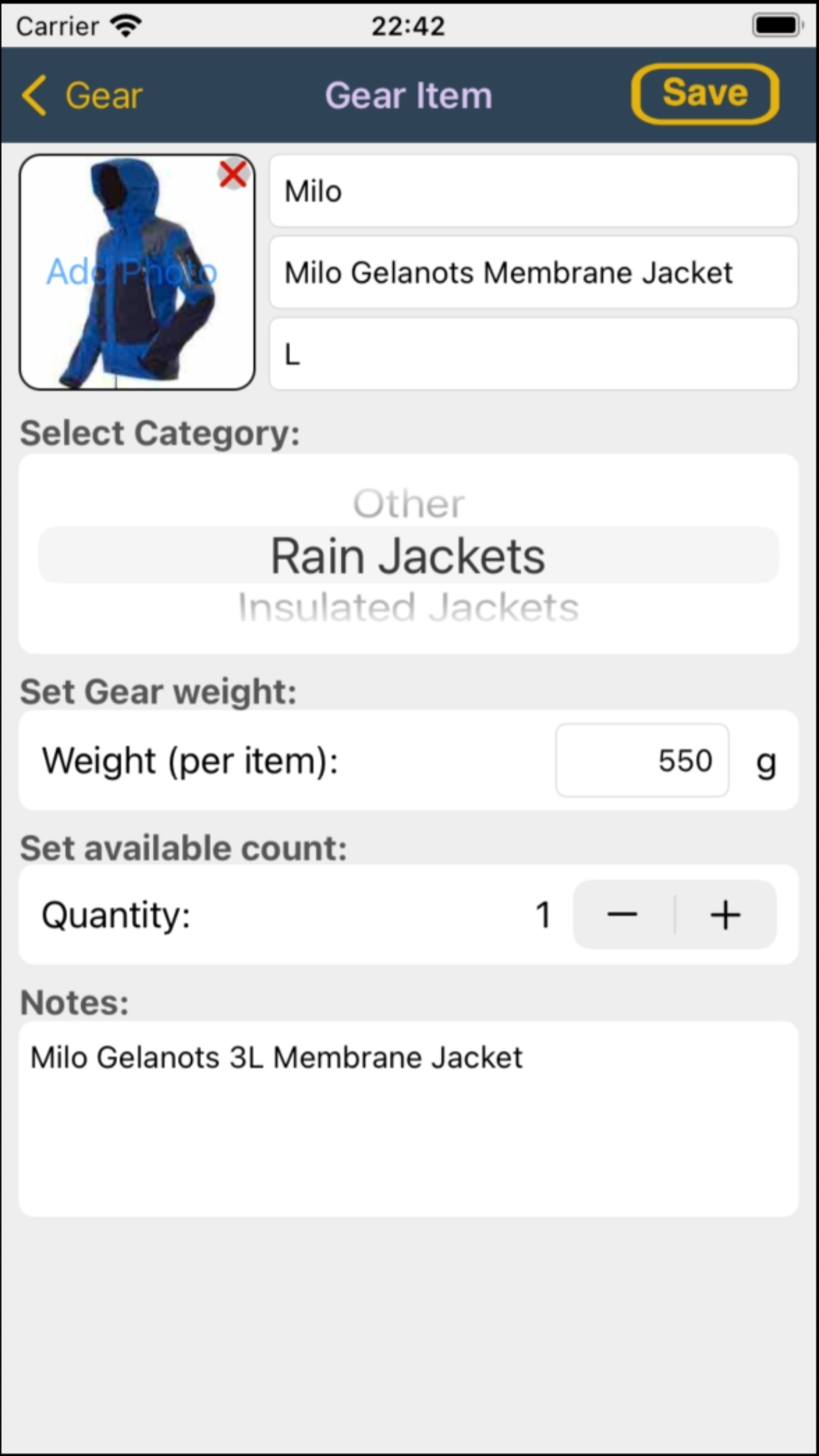 GearStorage