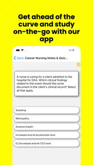 cancer nursing exam review iphone screenshot 3