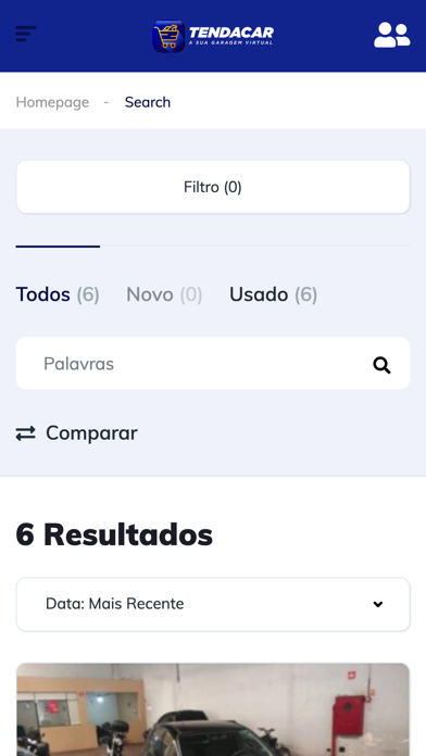Tendacar Screenshot