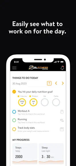 Game screenshot Xcel Fitness Coaching apk