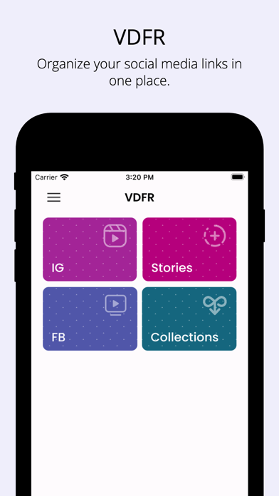 VDFR - Videos Stories Screenshot