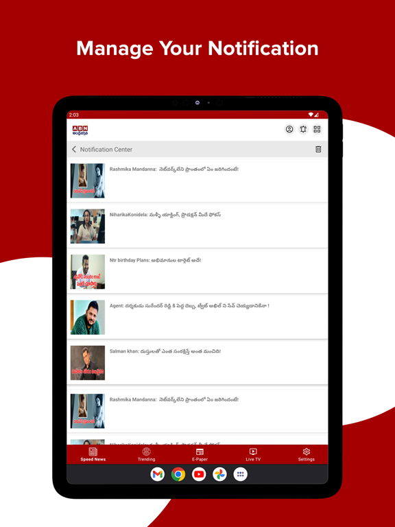 ABN AndhraJyothy iPad screenshot 8