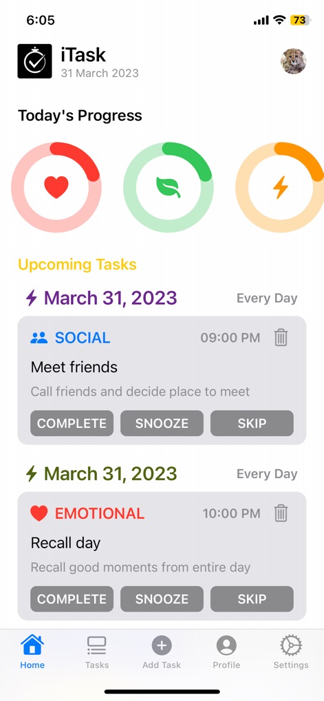 iTask: Habit Tracker & ToDo - Health & Fitness App | MWM