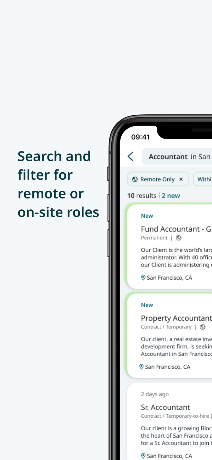 Robert Half Job Search and More